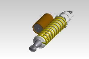 Interceptor 650 rear suspension unit 148077F original part