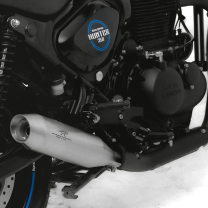 Rumbler Max Matte performance exhaust with DB killer for Royal Enfield 350