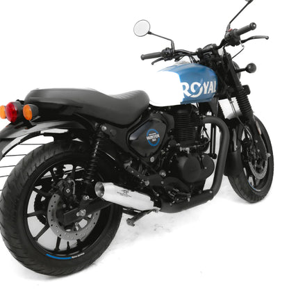 Red Rooster Rumbler Max Polish Exhaust for Royal Enfield Hunter / Meteor / Classic 350 Reborn