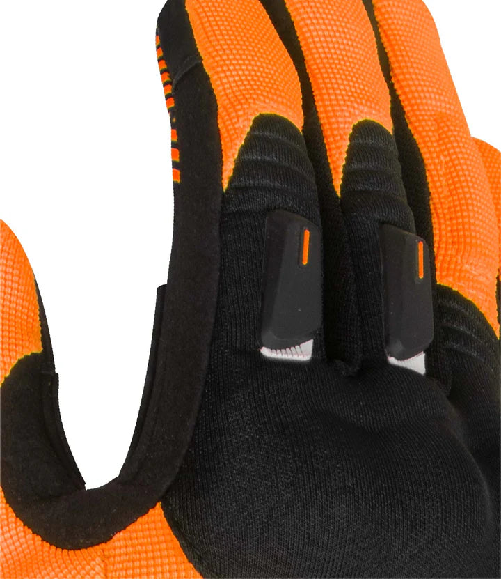 Rynox HELIUM GT GLOVES Orange – UNDER THE HOOD - Main Image
