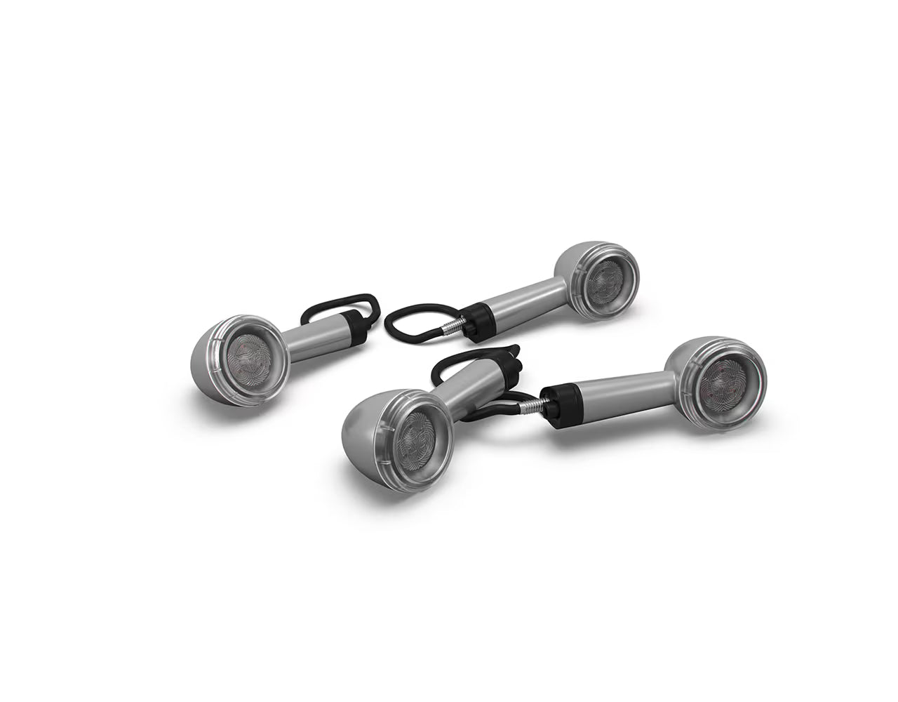 Royal Enfield Super Meteor 650 with Silver LED Indicators KXA00263 installed