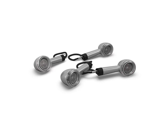 Royal Enfield Super Meteor 650 with Silver LED Indicators KXA00263 installed