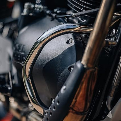 Silver Compact Engine Guards 1990503 for Interceptor/GT 650