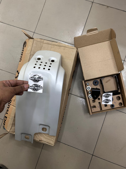 Royal Enfield 1990552 silver large sumpguard for Interceptor 650 and GT 650