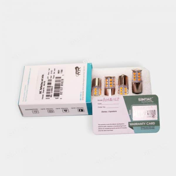 Simtac LED indicator bulbs 12V 3W 240lm upgrade for Royal Enfield Classic Himalayan Meteor