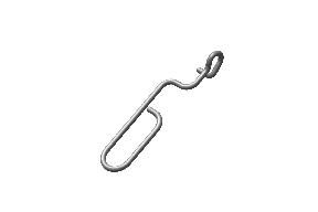 Royal Enfield 594078/B cable guide – speedo cable