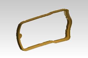 Royal Enfield RAQ01301/B Rubber Beading Shroud for Bullet 350 BS6