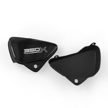 Royal Enfield 1120151 left side panel with white sticker for Thunderbird X 350