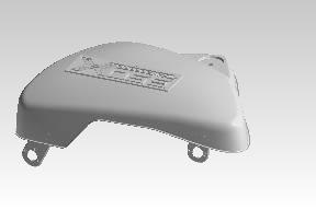 Royal Enfield 1120085 right side panel with white sticker for Thunderbird X 350