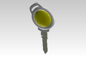 Royal Enfield 590789 key blank — Bullet 350 KS BS3 (OEM)