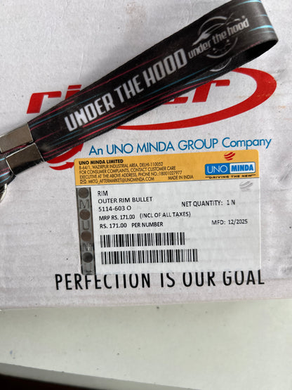 Uno Minda Headlight Rim Set 5114N-603I + 5114-603O | Bullet/Electra