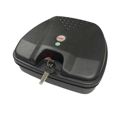 Studds Motorcycle Vault Luggage Box with Cargo Net – Matte Black – 8L Capacity with 6-Level Tamper-Proof Lock