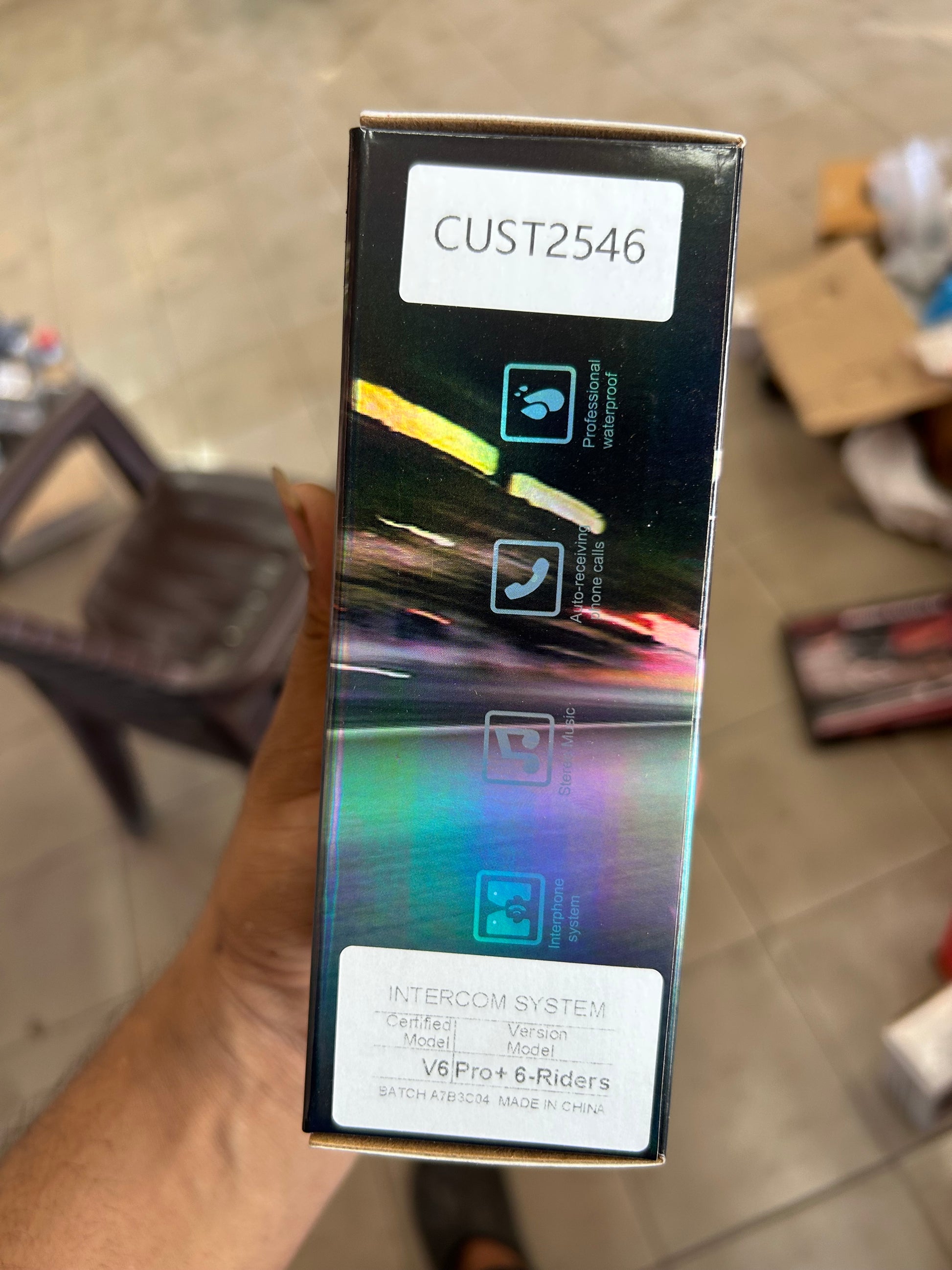 EJEAS V6 Pro+ Bluetooth Motorcycle Intercom 6 Riders