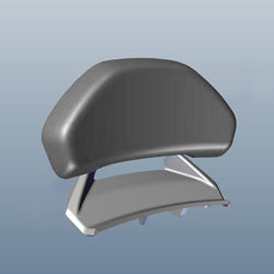 VIDA V2 Genuine Back Rest Sub Assembly Dark Industrial Grey – Pillion Backrest / Passenger Support – VD7750AACP000DS
