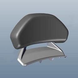 VIDA V2 Genuine Back Rest Sub Assembly Metallic Gun Metal – Pillion Backrest / Passenger Support – VD7750AACP000SS