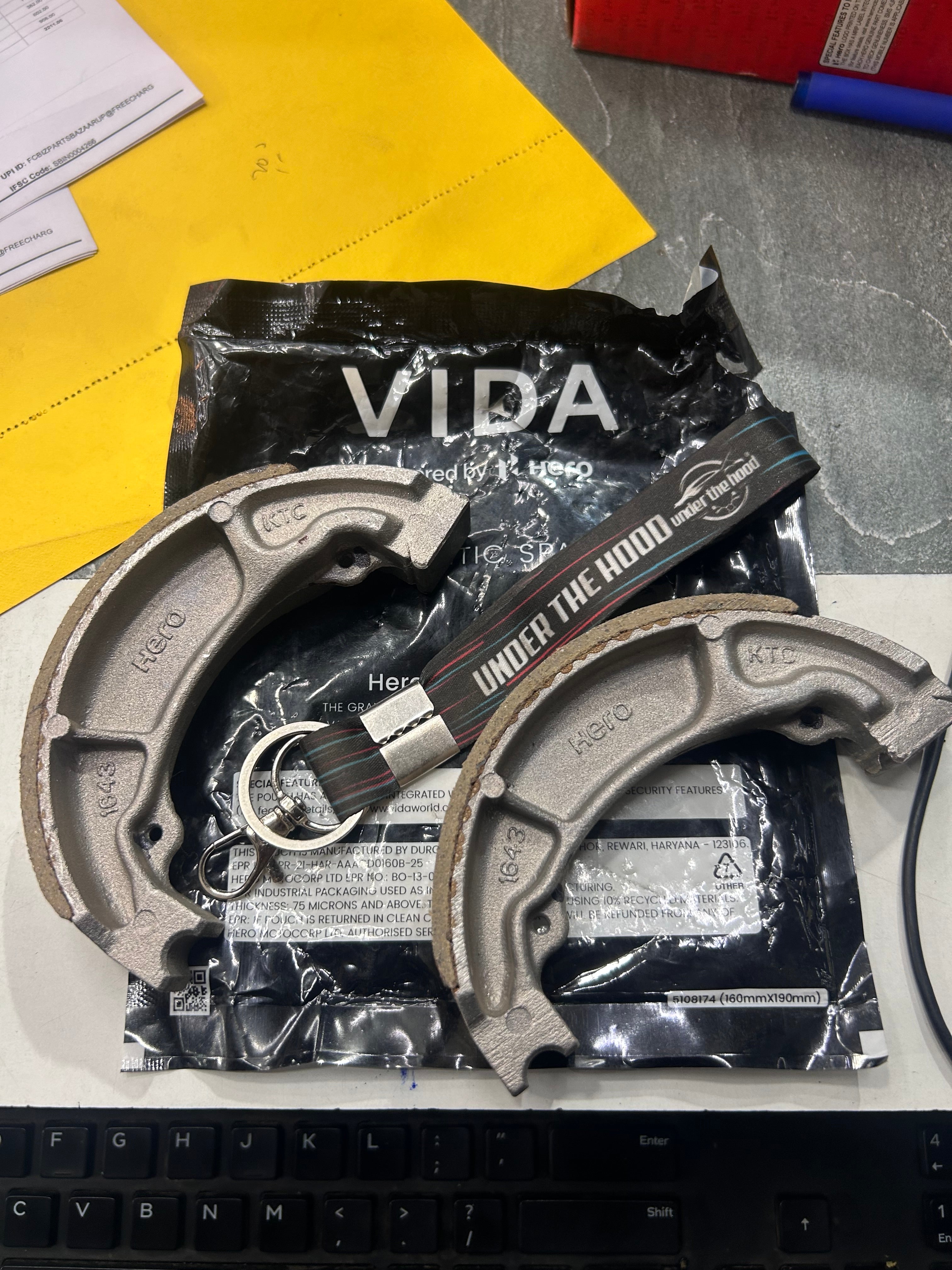 Vida Brake Shoe Set VD45125AAHF0099S – Genuine Fit | UTH – UNDER