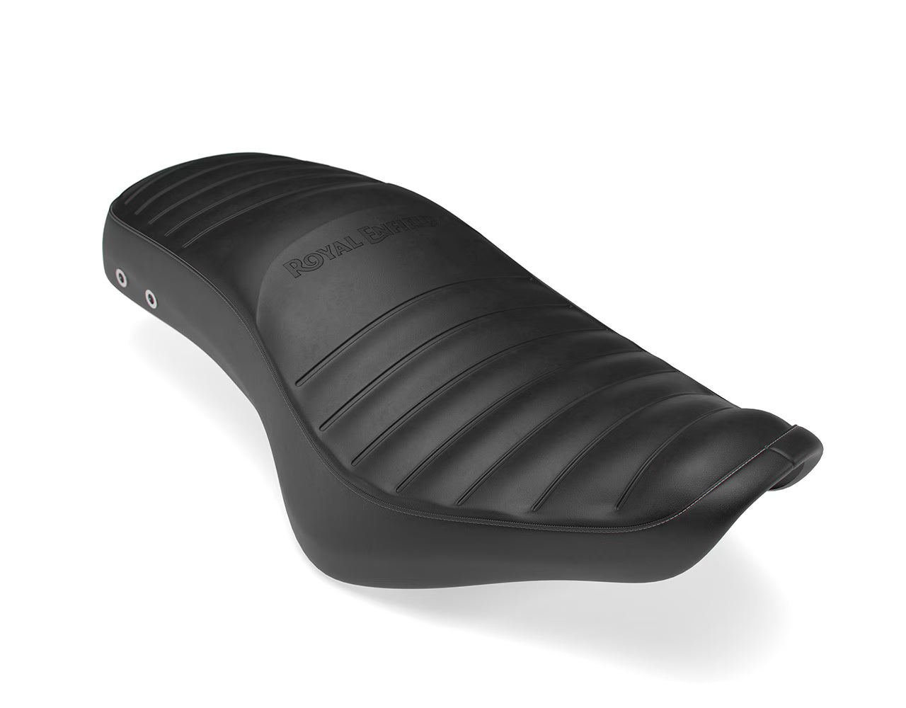 Royal Enfield Black Low Ride Dual Seat KXA00053 installed for Bullet 350 bs6 j series