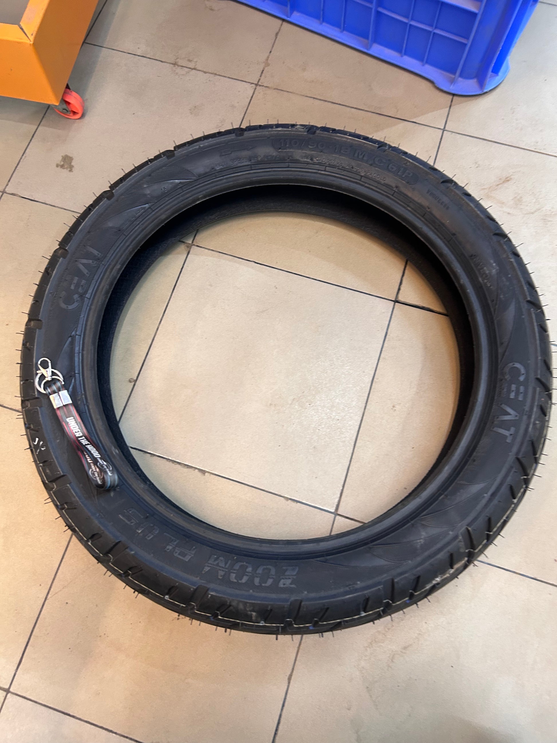 CEAT Zoom Plus 110/90-18 TL 61P rear tyre for Royal Enfield Classic 350 UCE