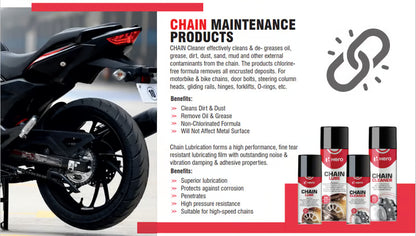 Hero Genuine Chain Lube Spray 100ml – SPDCHL0001S – Smooth, Rust-Resistant Chain Care for Harley X440 / 440X & Hero Mavrick 440