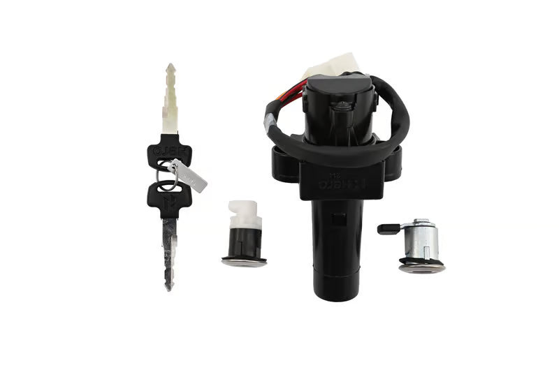 Hero Genuine Ignition Switch Lock Set for Splendor Plus BS6 / Splendor Plus XTEC / Splendor+ i3S / Splendor+ IBS | Key Set / Kit Locks & Keys | 35010AAE301S
