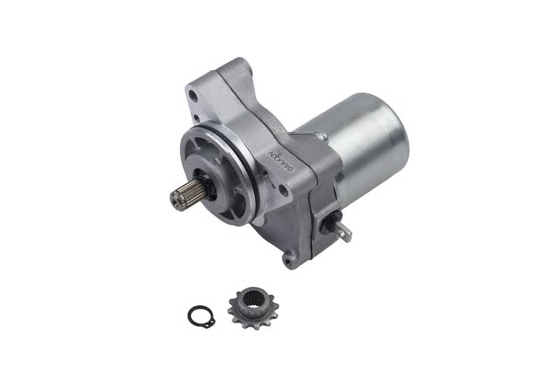 Hero Genuine Starter Motor Assembly for HF Deluxe, Splendor Plus & Passion Pro – 31210ACK01099S