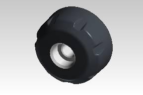 RAL00310/B Royal Enfield handlebar end weight (black) — Himalayan/Guerrilla 450