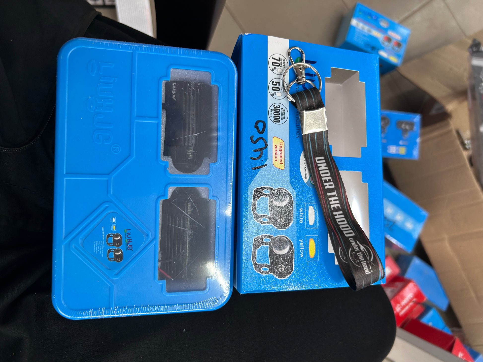 HJG Mini Drive specs: 20W, 3000LM, AC/DC 9–80V, 1.5A