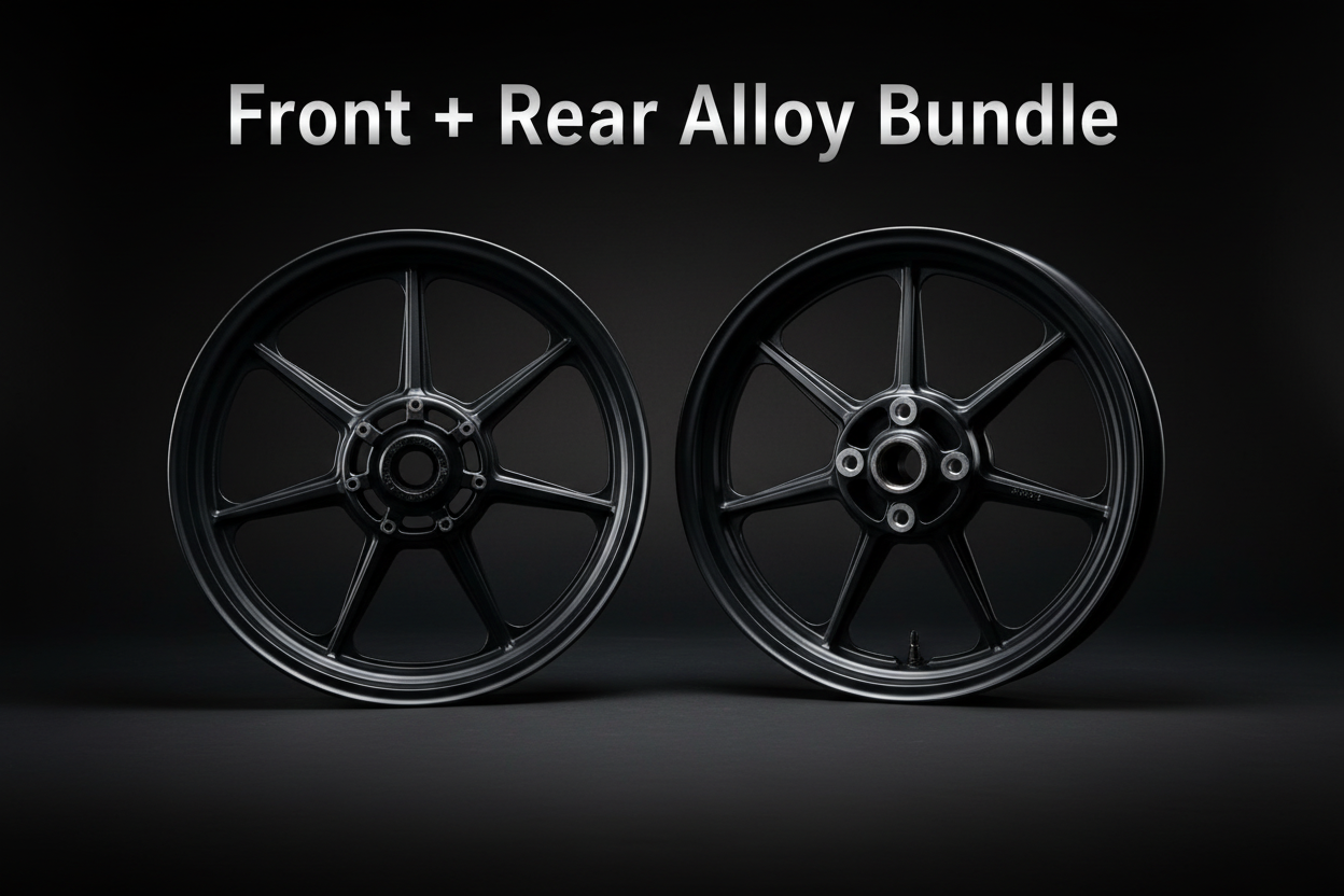 Royal Enfield GT INT 650 OEM Alloy Wheel Bundle – 18 inch Front + 17 inch Rear