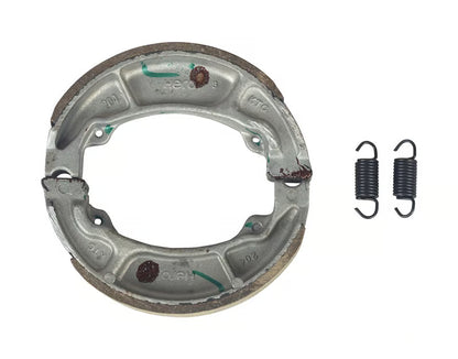 Hero Genuine Brake Shoe Kit with Spring (Drum Brake) for Splendor+, HF Deluxe, Glamour & Passion – Part No. K06431KTNA701S