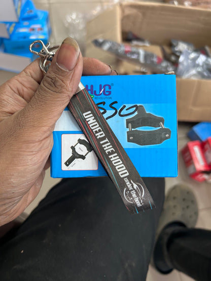 HJG auxiliary light clamp with grip teeth anti-slip design