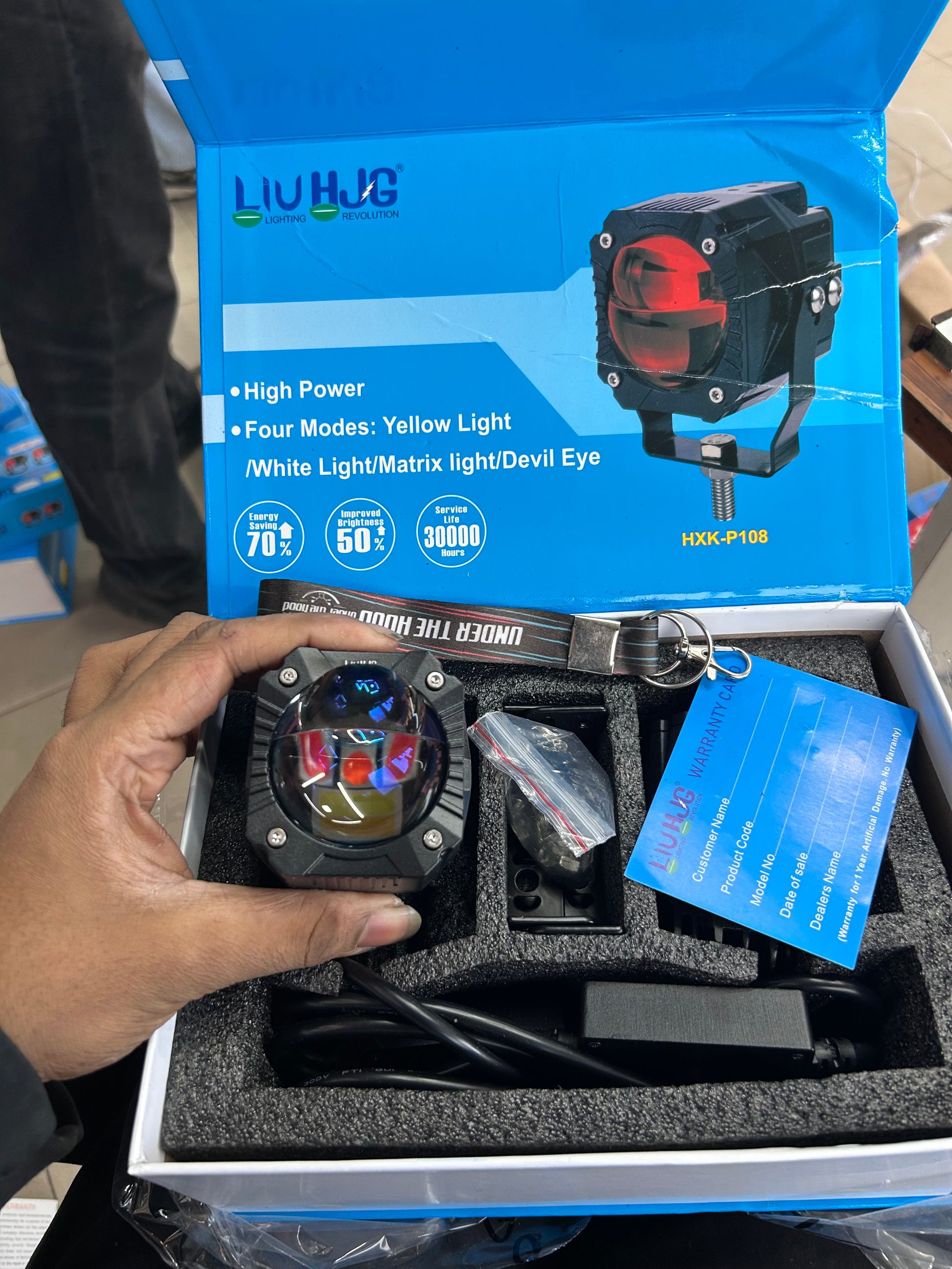 LIU HJG HXK-P108 Guerrilla projector fog light box