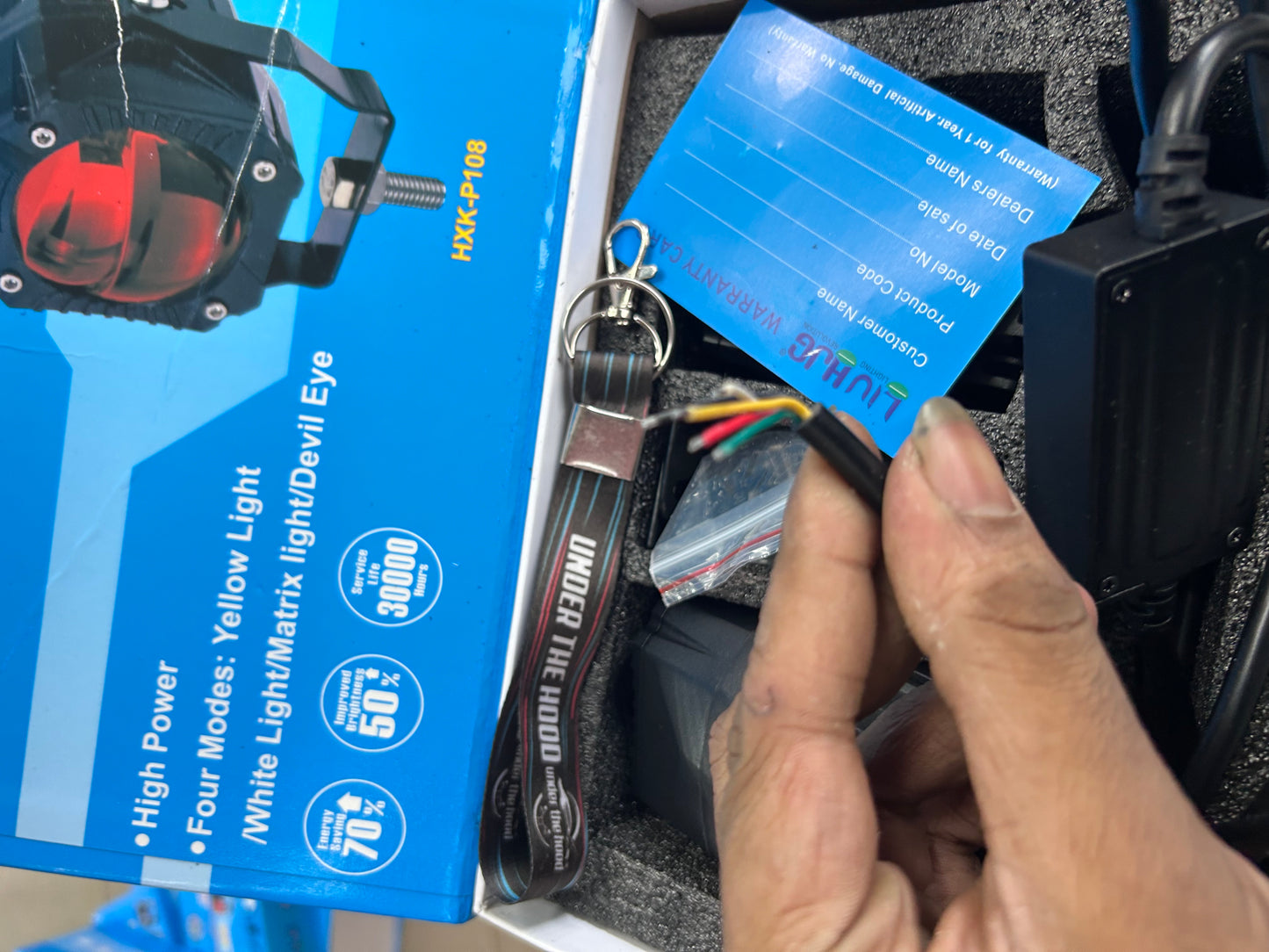 LIU HJG HXK-P108 “Guerrilla/Gorilla” Projector Fog Light—a compact, high-output auxiliary lamp designed for riders who want real throw.