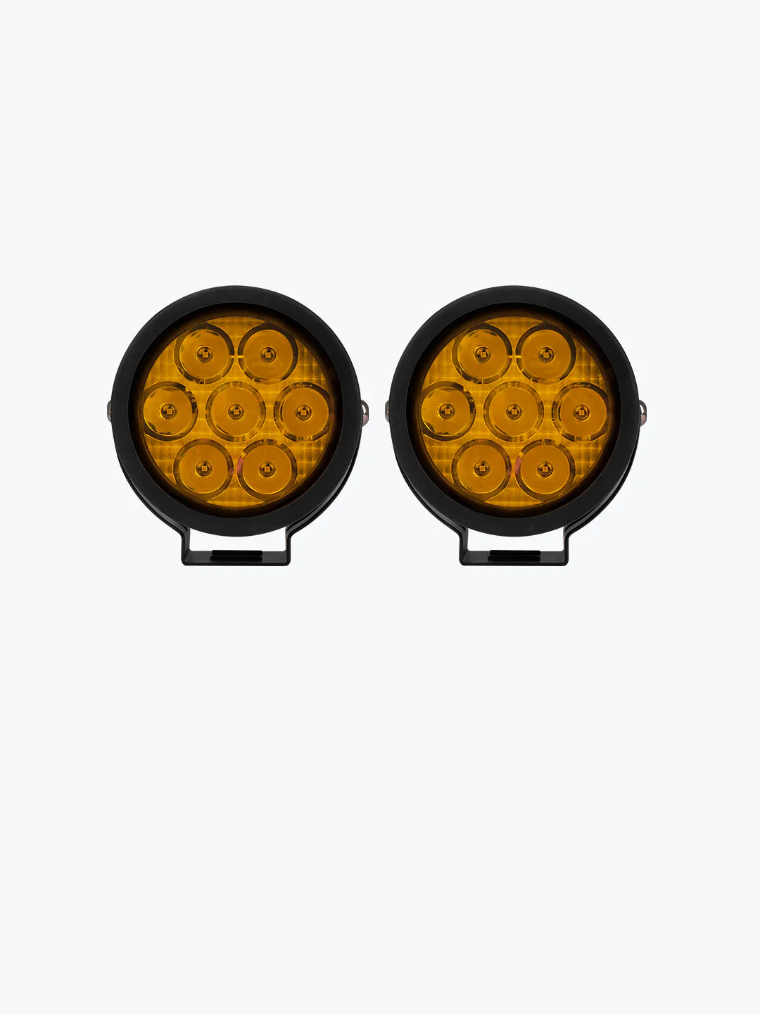 HJG 7 LED 140W dual color fog light with yellow filter cap – Under The Hood