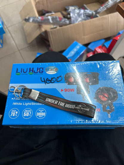 LIU HJG Y fog light projector lens with Y guard design