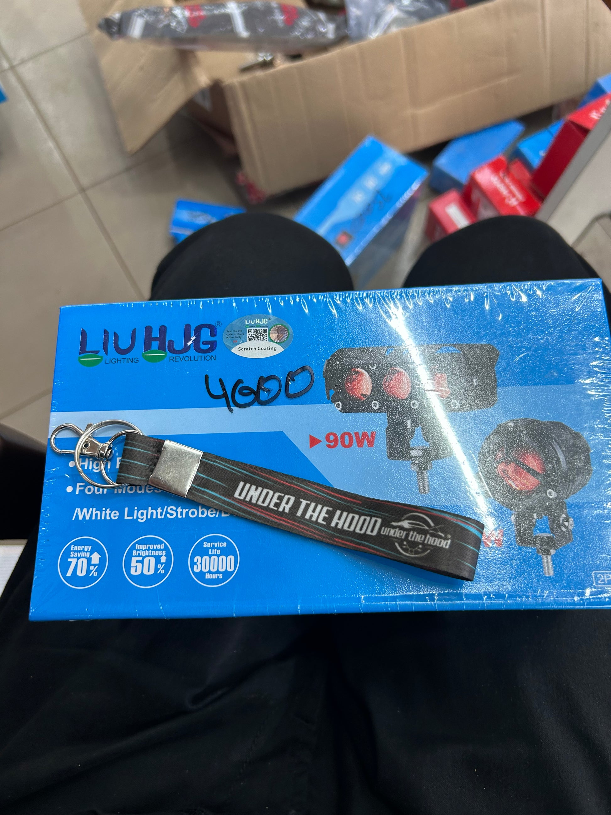 LIU HJG Y fog light 90W kit open box with accessories