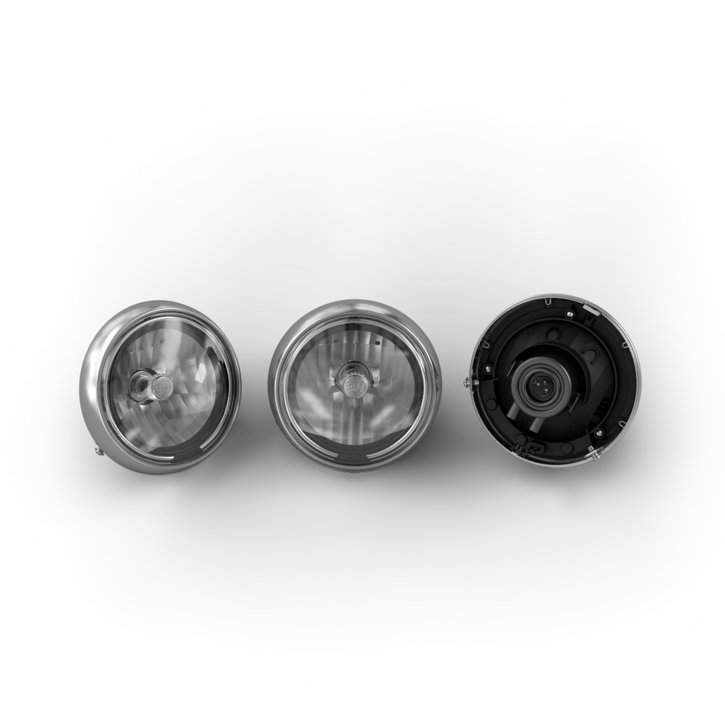 Royal Enfield Meteor 350 Headlamp Assembly with Bulb RAN00041/B – front view