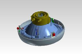 Meteor 350 headlamp assembly installed – genuine Royal Enfield RAN00041/B