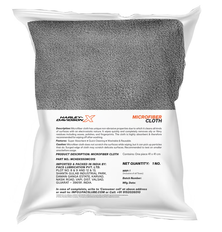 Harley-Davidson X Microfiber Cloth 550 GSM for X440 / X440 OBDII / X440T