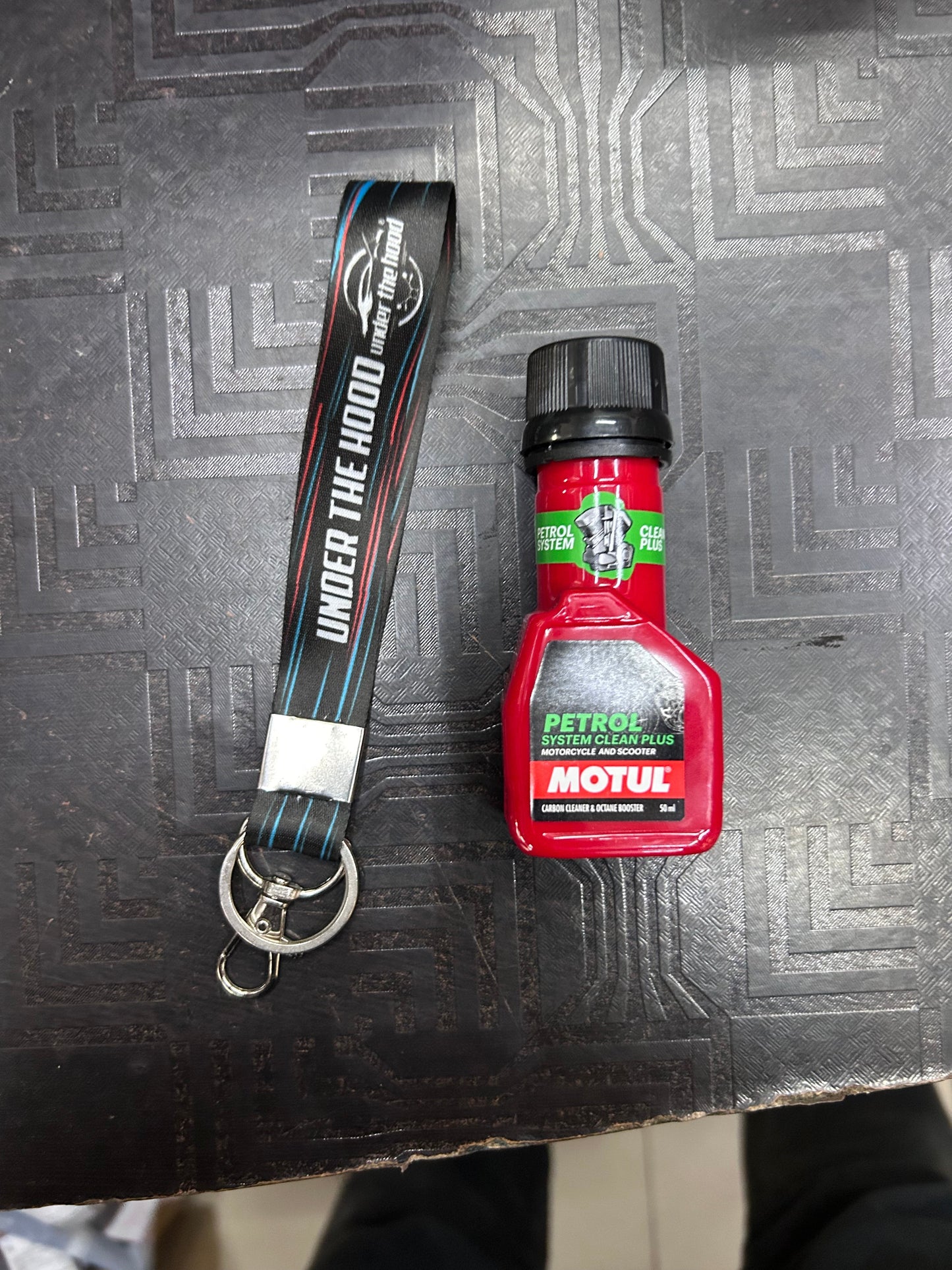 Motul fuel system cleaner additive for petrol bikes