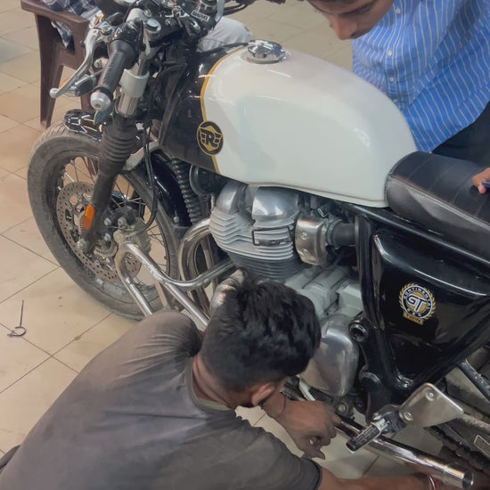 red rooster bend pipe for interceptor 650 & gt 650