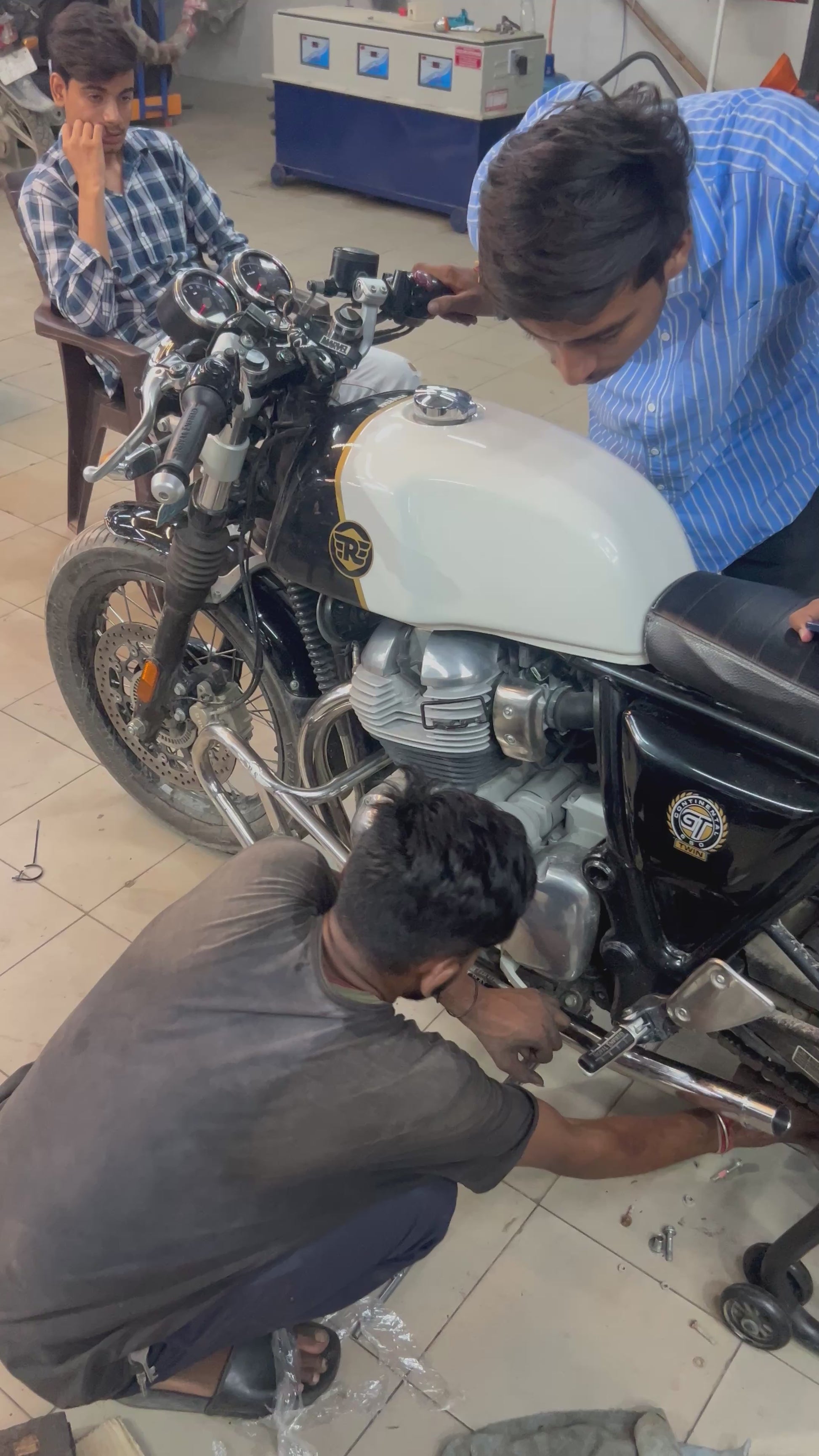 red rooster bend pipe for interceptor 650 & gt 650