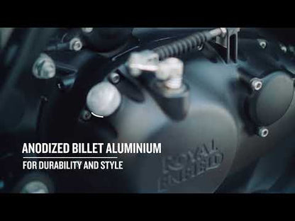 Royal Enfield 1990236 Silver Oil Filler Cap – Machined Billet – 650 Twins, Himalayan / Scram 411, J-Series 350 & 450 Series (GMA Accessory)