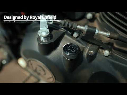 Genuine Royal Enfield black engine oil filler cap 1990218 for Classic 350 Bullet 350 Hunter 350