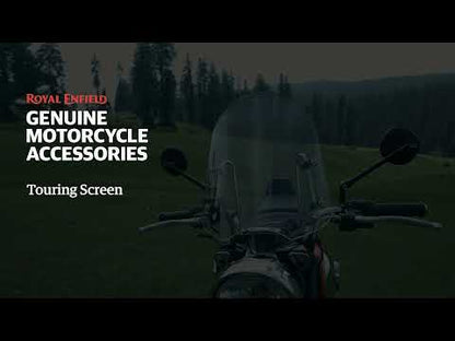 KXA00147 touring screen with mounting rods and clamps for classic 350 reborn and new bullet 350 j series