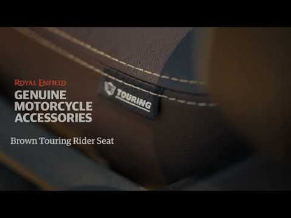 Royal Enfield Brown Touring Rider Seat for Meteor 350 KXA00074