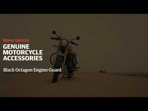 Royal Enfield Black Octagon Engine Guard – Meteor, Classic, Bullet & Goan 350 KXA00005