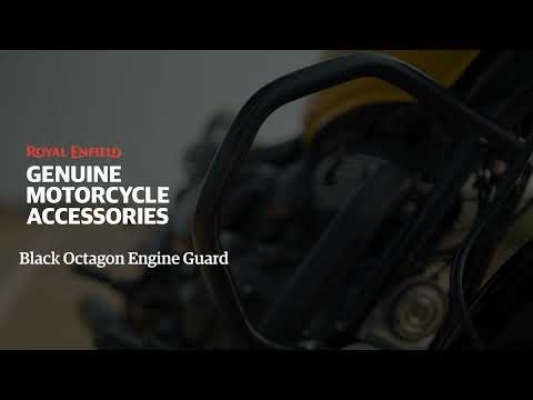 Royal Enfield Black Octagon Engine Guard – Meteor, Classic, Bullet & Goan 350 KXA00005