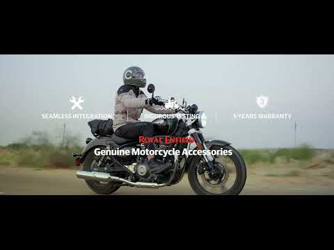 Royal Enfield Super Meteor 650 with KXA00299 black sumpguard