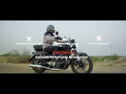 Royal Enfield Super Meteor 650 with KXA00299 black sumpguard