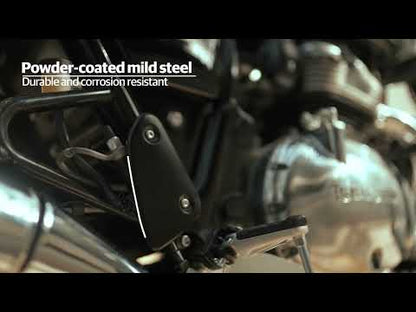 Royal Enfield Black Heel Guards Pair for Interceptor 650, Continental GT 650 & Bear 650 – 1990443